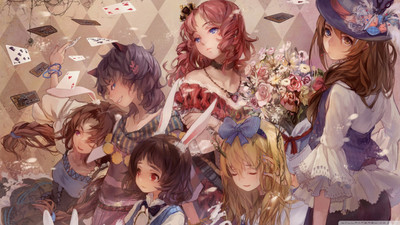 

Akhuratha Anime wonderland-alices Wall Poster Paper Print(12 inch X 18 inch, Rolled)