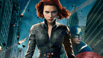 

Akhuratha movies-the-avengers-captain-america-black-widow Wall Poster Paper Print(12 inch X 18 inch, Rolled)
