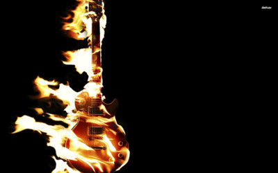 

Akhuratha flame-fire-guitar Wall Poster Paper Print(12 inch X 18 inch, Rolled)
