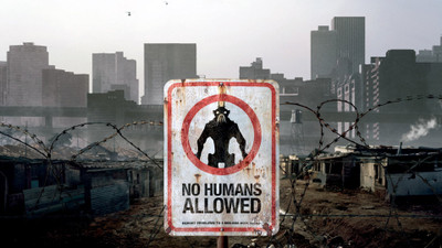 

Aabhaas movies-allowed-humans Wall Poster Paper Print(12 inch X 18 inch, Rolled)