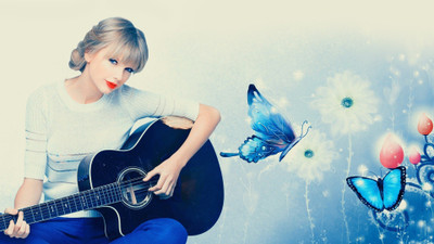 

Akhuratha taylor-swift-women-music-faces-bangs Wall Poster Paper Print(12 inch X 18 inch, Rolled)