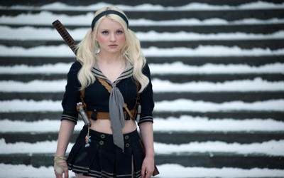 

Akhuratha emily-browning-blondes-women-movies-katana-school-uniforms-skirts-pigtails-sucker-punch Wall Poster Paper Print(12 inch X 18 inch, Rolled)