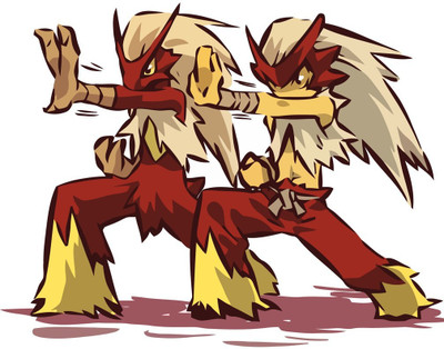 

Akhuratha Anime blaziken-hitec-pkemon-white Wall Poster Paper Print(12 inch X 18 inch, Rolled)