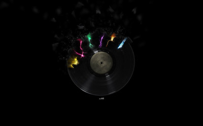 

shattered-vinyls-music-wells-sam-media-club Wall Poster Paper Print(12 inch X 18 inch, Rolled)