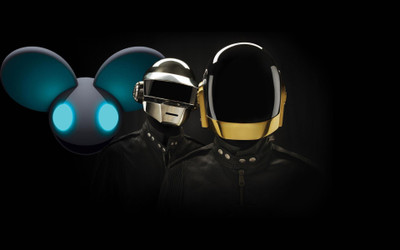 

Akhuratha deadmau-daft-punk-musicians Wall Poster Paper Print(12 inch X 18 inch, Rolled)