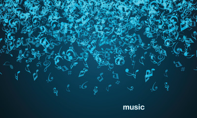 

Akhuratha music-notes Wall Poster Paper Print(12 inch X 18 inch, Rolled)
