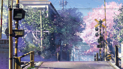 

Akhuratha Anime makoto-shinkai Wall Poster Paper Print(12 inch X 18 inch, Rolled)