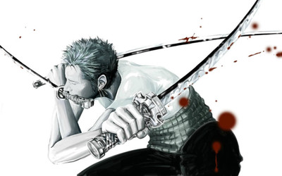 

Akhuratha Anime katana-one-piece-roronoa-zoro-selective-coloring Wall Poster Paper Print(12 inch X 18 inch, Rolled)