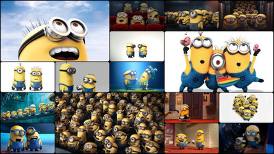 

Aabhaas minions-despicable-movies-minion- Wall Poster Paper Print(12 inch X 18 inch, Rolled)