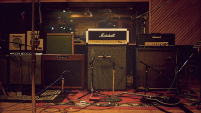 

Akhuratha -theme-music-speakers-marshall-themes Wall Poster Paper Print(12 inch X 18 inch, Rolled)