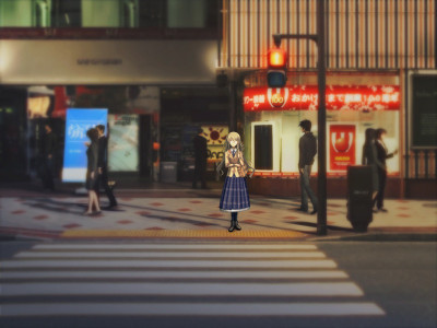 

Akhuratha Anime chaoshead-school-uniforms-kusonoki-yua Wall Poster Paper Print(12 inch X 18 inch, Rolled)