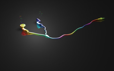 

-headphones-music Wall Poster Paper Print(12 inch X 18 inch, Rolled)