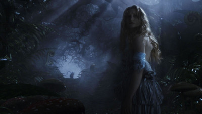 

Aabhaas mia-wasikowska-movies-alice-in-wonderland-cheshire-cat Wall Poster Paper Print(12 inch X 18 inch, Rolled)