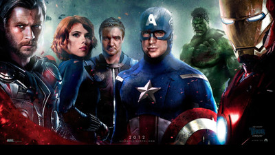 

Aabhaas -superhero-avengers-library-gallery-image-heroes-movie Wall Poster Paper Print(12 inch X 18 inch, Rolled)
