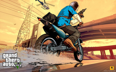 

Aabhaas grand-theft-auto-movie-earth-bikes-after-chase-bike Wall Poster Paper Print(12 inch X 18 inch, Rolled)