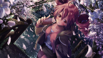 

Akhuratha Anime acherry-blossom--heaven Wall Poster Paper Print(12 inch X 18 inch, Rolled)