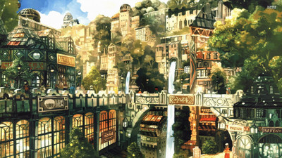 

Akhuratha Anime acity Wall Poster Paper Print(12 inch X 18 inch, Rolled)