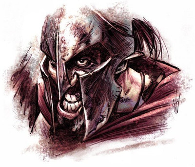 

Aabhaas sparta-300leonidas-drawings-movies Wall Poster Paper Print(12 inch X 18 inch, Rolled)
