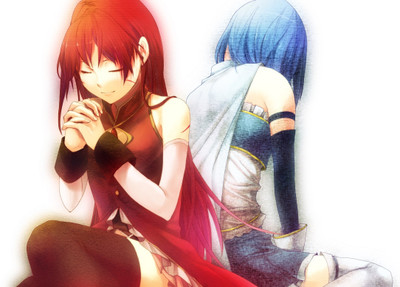 

Akhuratha Anime anime-mahou-shoujo-madoka-magica-miki-sayaka-sakura-kyouko Wall Poster Paper Print(12 inch X 18 inch, Rolled)