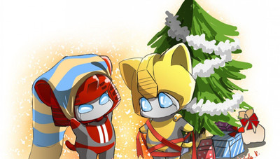 

Akhuratha Anime achristmas-green-giftss Wall Poster Paper Print(12 inch X 18 inch, Rolled)