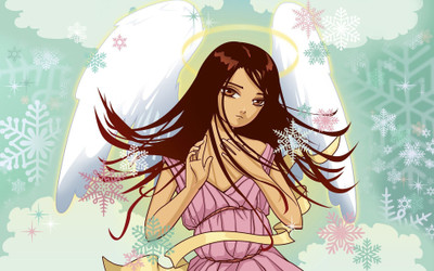 

Akhuratha Anime angel Wall Poster Paper Print(12 inch X 18 inch, Rolled)