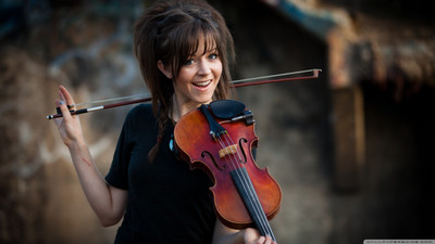 

music-lindsey-stirling Wall Poster Paper Print(12 inch X 18 inch, Rolled)