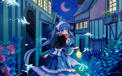 

Akhuratha Anime winter-mikumix Wall Poster Paper Print(12 inch X 18 inch, Rolled)