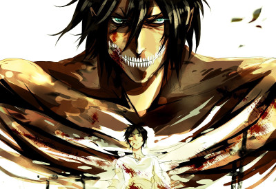 

Akhuratha Anime shingeki-no-kyojin-eren-yeager Wall Poster Paper Print(12 inch X 18 inch, Rolled)