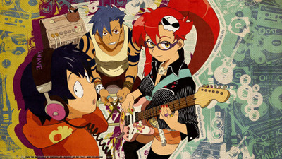 

Akhuratha Anime adesignss-toppa-tengen-walls Wall Poster Paper Print(12 inch X 18 inch, Rolled)