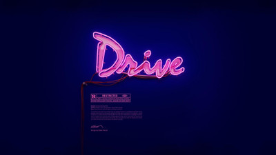 

Aabhaas drive-drive-movie-movies-neon Wall Poster Paper Print(12 inch X 18 inch, Rolled)