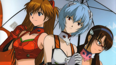 

Akhuratha Anime neon-genesis-evangelion-asuka-langley-soryu-ayanami-rei-umbrellas Wall Poster Paper Print(12 inch X 18 inch, Rolled)