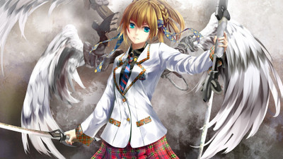 

Akhuratha Anime aangel-sword-woman Wall Poster Paper Print(12 inch X 18 inch, Rolled)