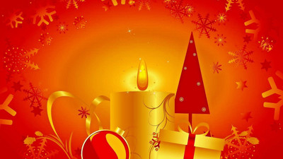 

Akhuratha Anime achristmas-snowflakes-decorations-gifts-tree-candles Wall Poster Paper Print(12 inch X 18 inch, Rolled)