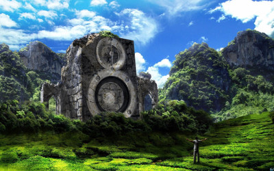 

Akhuratha speaker-temple-stone-statue-mountain Wall Poster Paper Print(12 inch X 18 inch, Rolled)