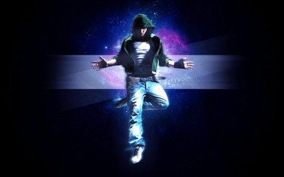 

dance-music-hoody-contemporary Wall Poster Paper Print(12 inch X 18 inch, Rolled)