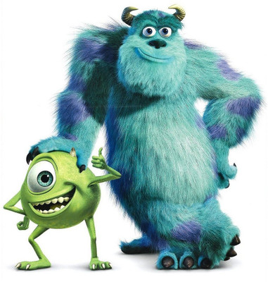 

Aabhaas -monsters-movie-university-prima-parte-cinema-motivi-andare Wall Poster Paper Print(12 inch X 18 inch, Rolled)