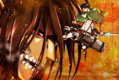 

Akhuratha Anime shingeki-no-kyojin-eren-jeager Wall Poster Paper Print(12 inch X 18 inch, Rolled)