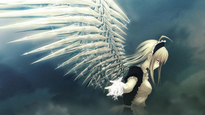 

Akhuratha Anime angel Wall Poster Paper Print(12 inch X 18 inch, Rolled)