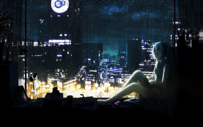 

Akhuratha Anime aevening-rainys Wall Poster Paper Print(12 inch X 18 inch, Rolled)