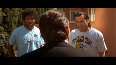 

Aabhaas -movies-pulp-fiction-samuel-l-jackson-john-travolta Wall Poster Paper Print(12 inch X 18 inch, Rolled)