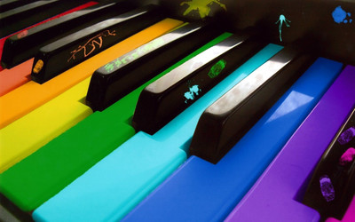 

Akhuratha lighting-photo-animated-instrument-keys-colors-piano-light Wall Poster Paper Print(12 inch X 18 inch, Rolled)