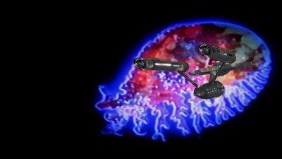 

Aabhaas -movies-cool-background-voyager-trek-enterprise-amoeba-star-widescreen Wall Poster Paper Print(12 inch X 18 inch, Rolled)