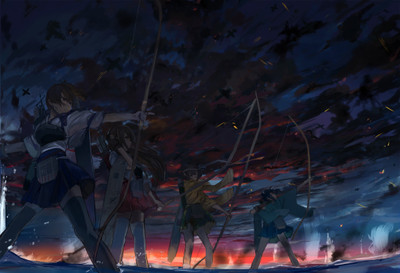 

Akhuratha Anime anime-akagi-kaga-soryuu Wall Poster Paper Print(12 inch X 18 inch, Rolled)