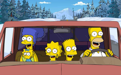 

Aabhaas -simpson-family-paper-free-static-windows Wall Poster Paper Print(12 inch X 18 inch, Rolled)
