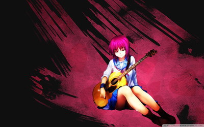 

Akhuratha Anime aguitars-acoustic Wall Poster Paper Print(12 inch X 18 inch, Rolled)