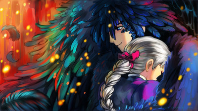 

Akhuratha Anime studio-ghibli-howls-moving-castle Wall Poster Paper Print(12 inch X 18 inch, Rolled)