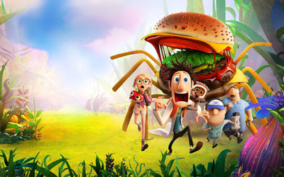 

Akhuratha -widescreen-chance-meatballs-cloudy-movie-facebook-covers Wall Poster Paper Print(12 inch X 18 inch, Rolled)