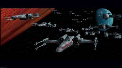

Akhuratha star-wars--battle-yavin-pixels-movies-picture Wall Poster Paper Print(12 inch X 18 inch, Rolled)