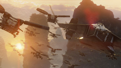 

Akhuratha avatar-helicopter-attack-video-battle-swarm-pictures- Wall Poster Paper Print(12 inch X 18 inch, Rolled)