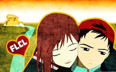 

Akhuratha Anime anime-flcl-nandaba-naota-samejima-mamimi Wall Poster Paper Print(12 inch X 18 inch, Rolled)